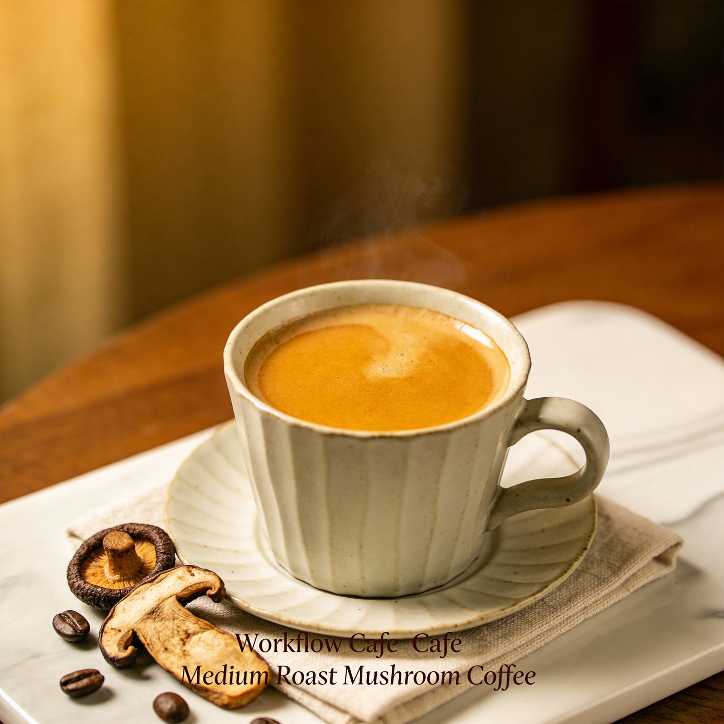 Work Flow  Mushrooms Medium Roast Coffee